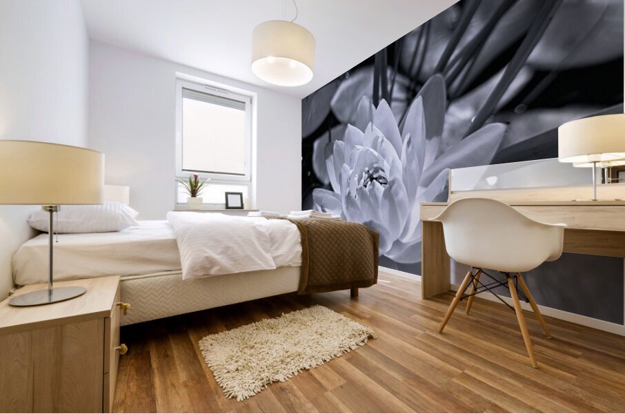 Silent Bloom  Mural print