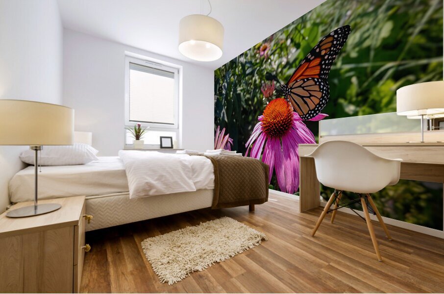 The Monarch Mural print