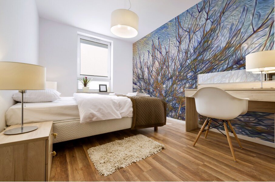 Branches In The Sky Mural print