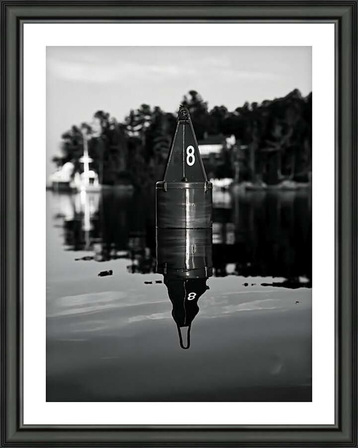   No. 8 Buoy Picture Frame print