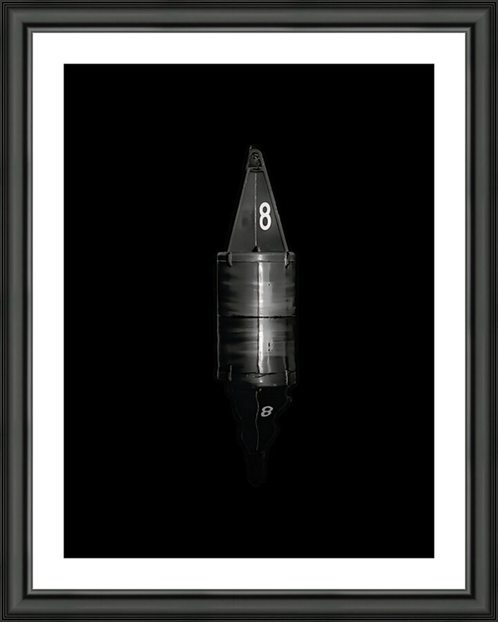 Reflections In Buoy  8 Picture Frame print