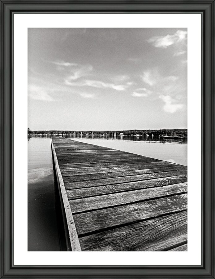 The Dock Picture Frame print