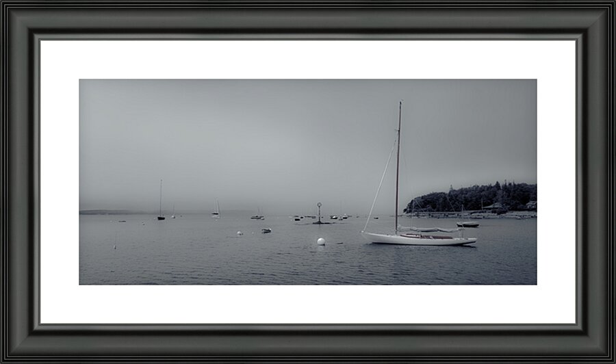 Anchored Mooring Picture Frame print