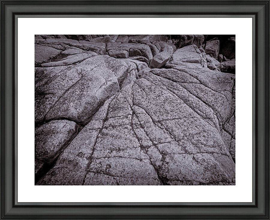 Etched In Stone Picture Frame print