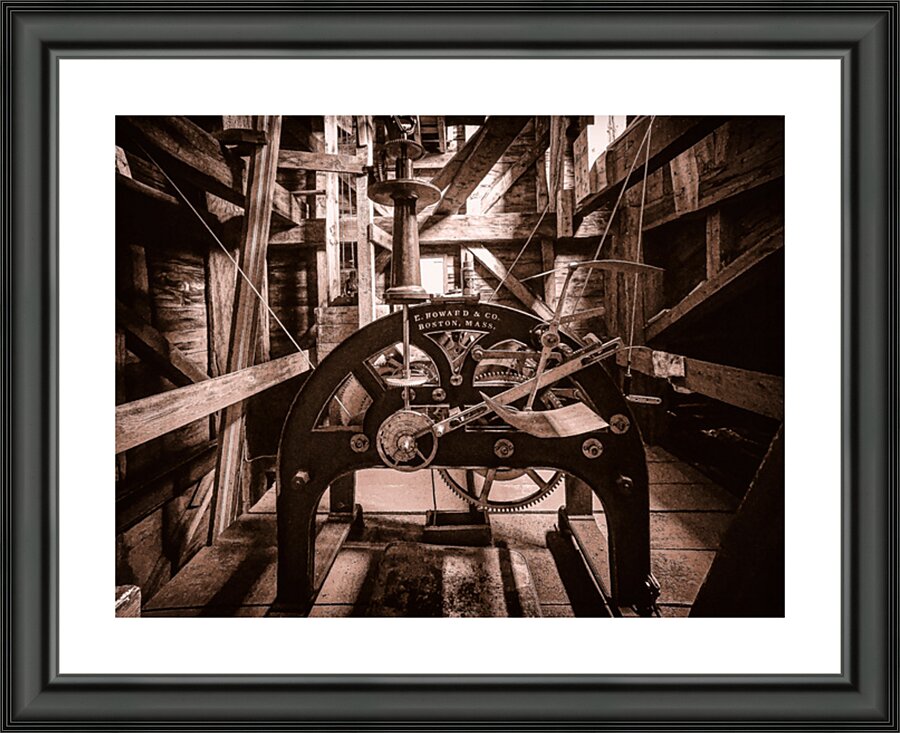 Clock In The Belfry  Picture Frame print