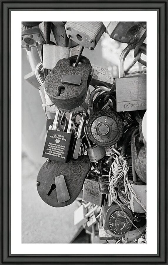 Keys To The Heart Picture Frame print