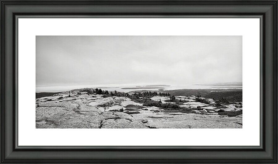 Acadia Fog Picture Frame print