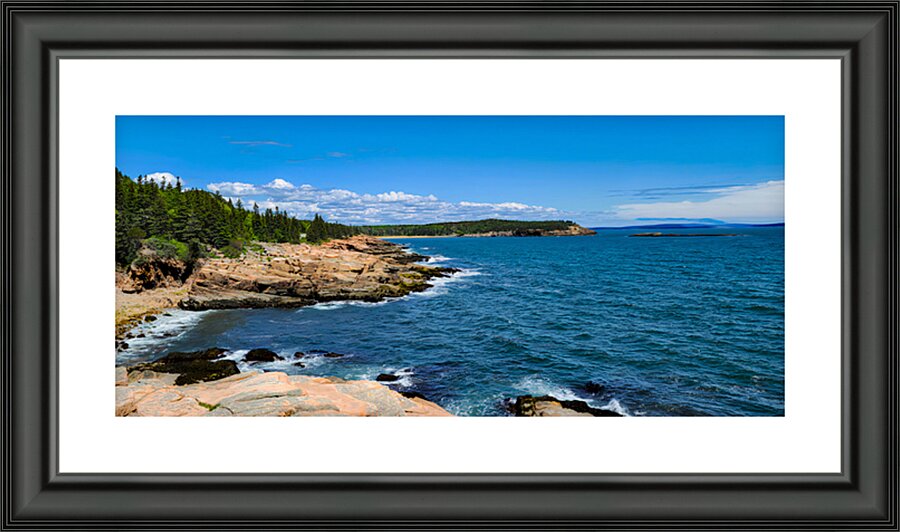 Ocean Trail Vista Picture Frame print