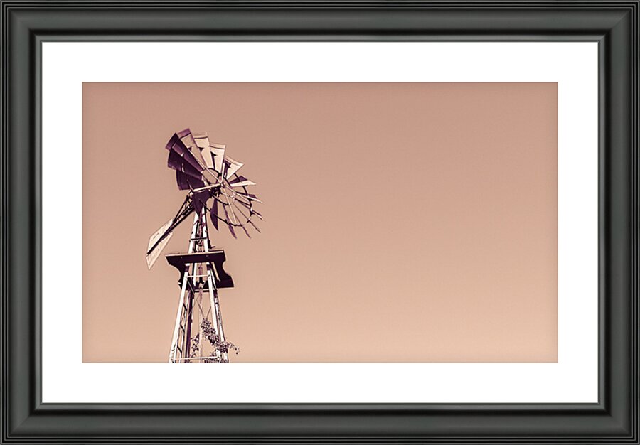 The Windmill Picture Frame print