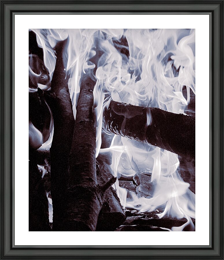 Campfire Picture Frame print