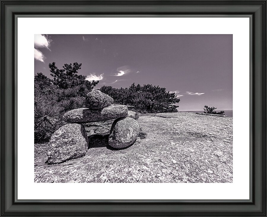 Summit Monument Picture Frame print