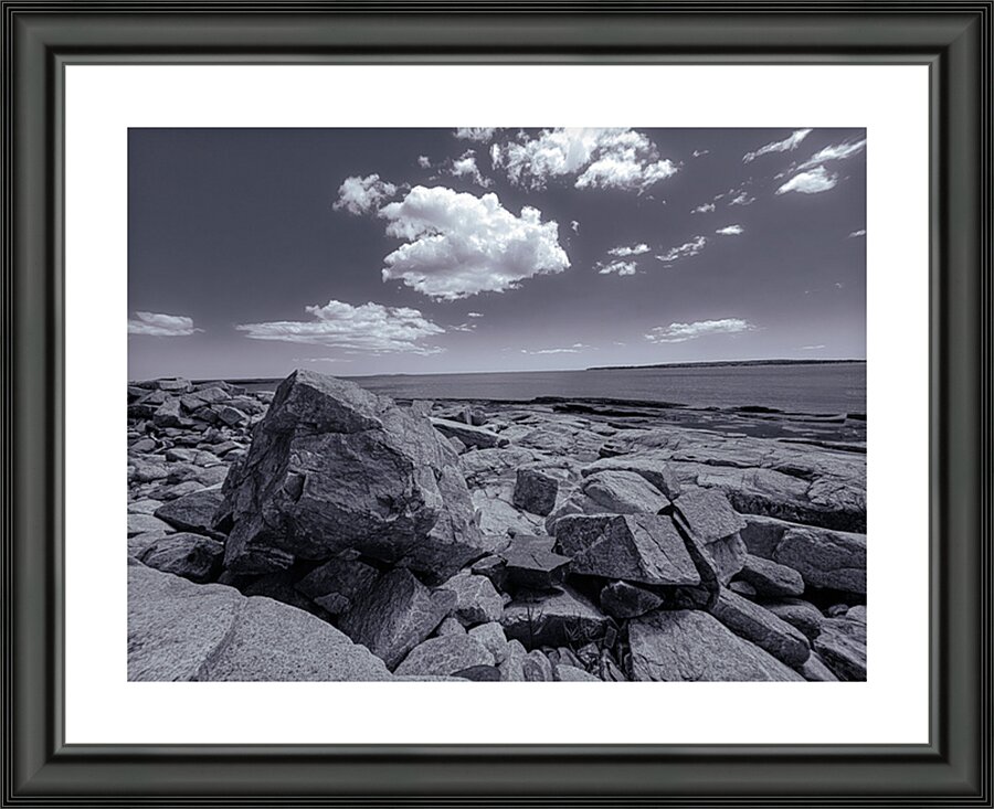 Fractured Granite Picture Frame print