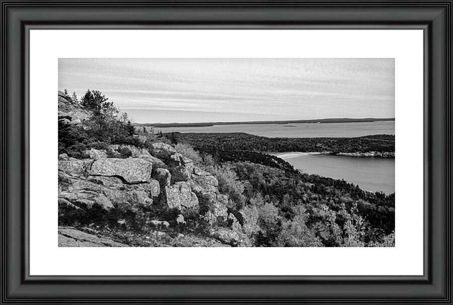 Above Sand Beach Picture Frame print