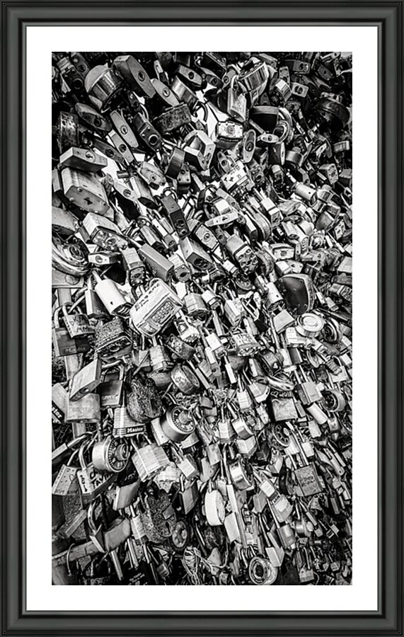 Lock Wall Picture Frame print