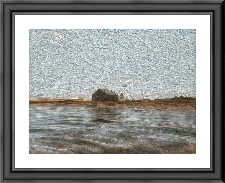 The Boat House Picture Frame print