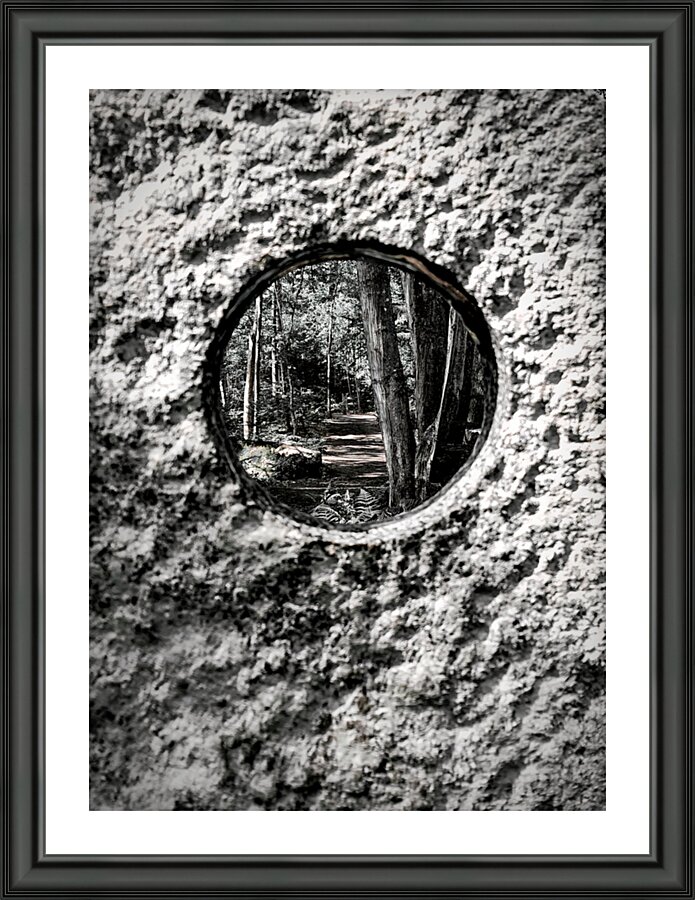 Concrete Path Impression et Cadre photo
