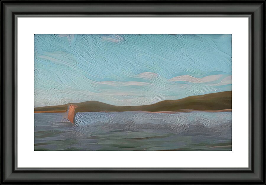 No. 6 Channel Marker Picture Frame print