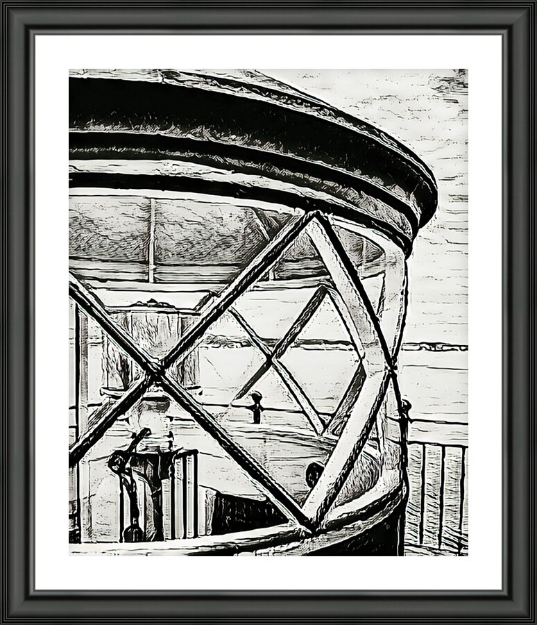 The Penciled Light Picture Frame print