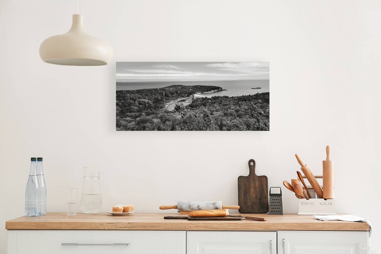 Overlooking Sand Beach Reproduction