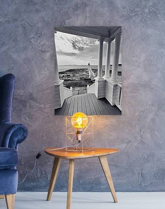 The Porch At Marshall Point Lighthouse by Blaine Stoner