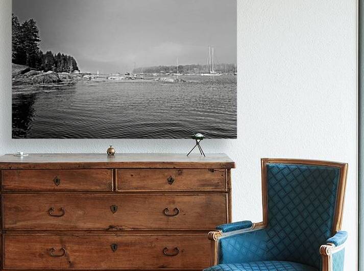 Calm Harbor – Center Harbor Maine by Blaine Stoner