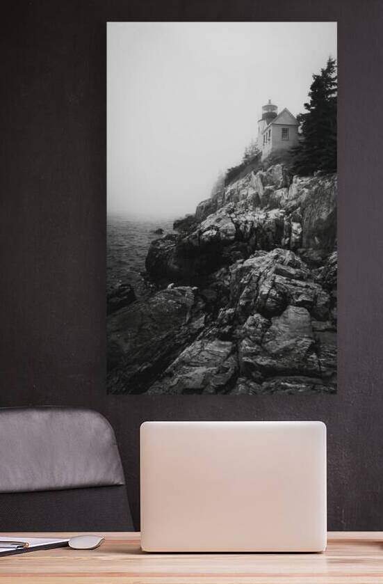 Bass Harbor In The Fog by Blaine Stoner