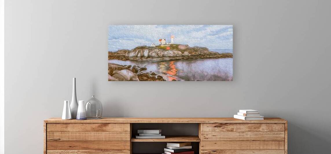 Nubble Light at Dusk by Blaine Stoner