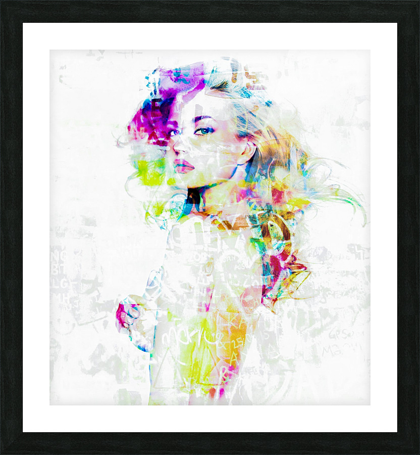 Hey Baby Picture Frame print