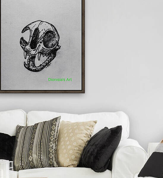 Cat Skull Reproduction