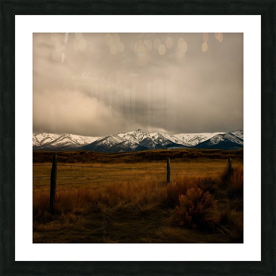 Under a Heavy Sky Picture Frame print