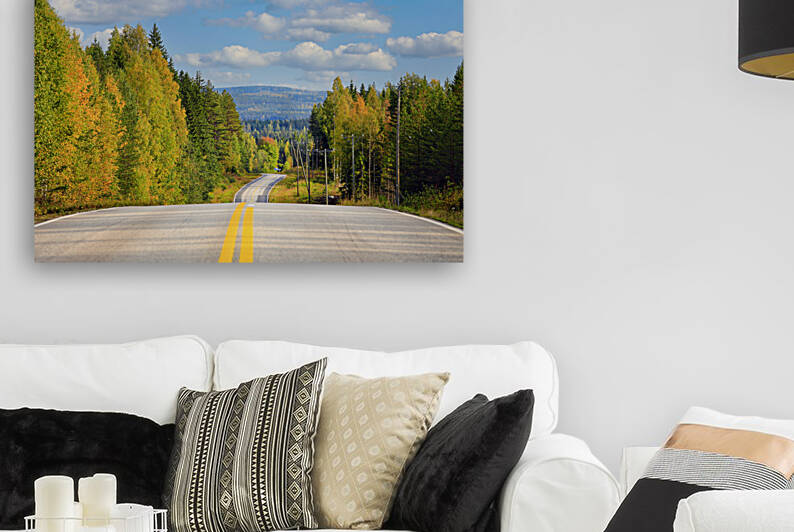 Regional Road 637 Through Hilly Country by Taina Sohlman