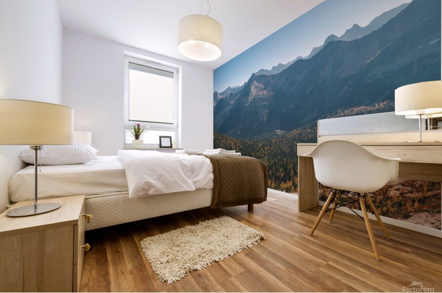 Cutthroat Lake pano Mural print