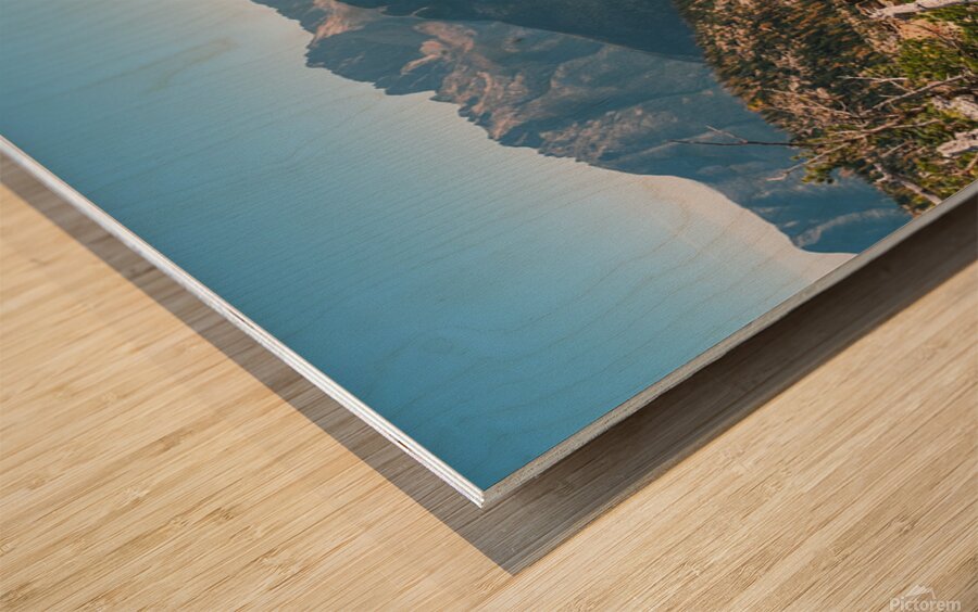 Cutthroat Lake pano Wood print