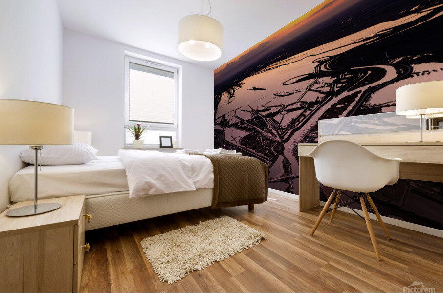 Built on water Mural print