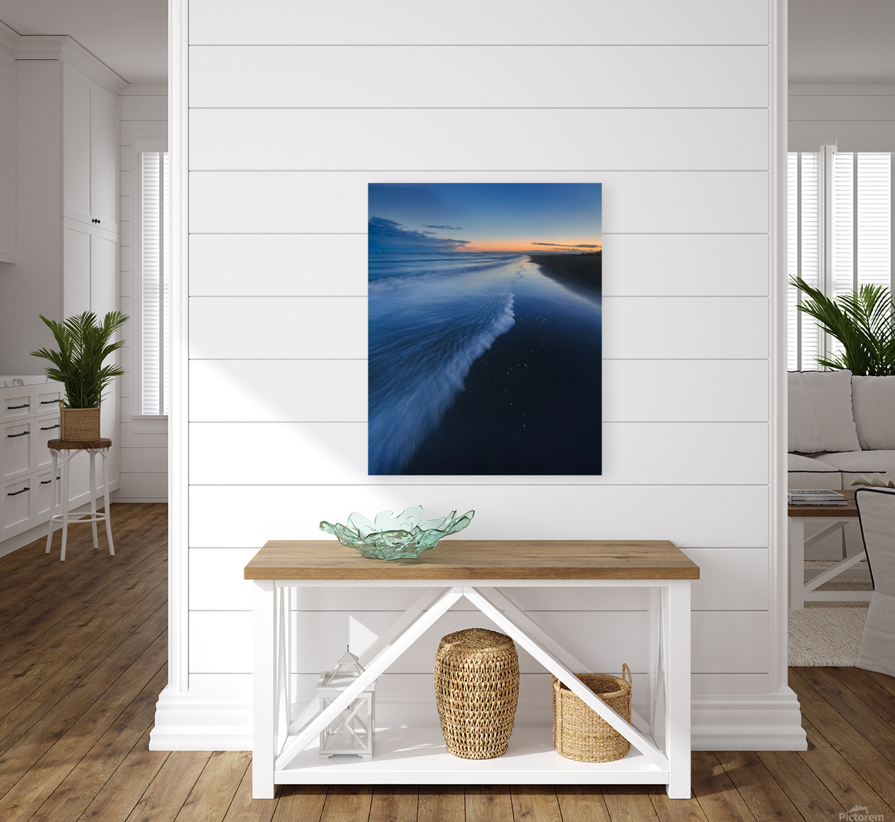 Bluish waves Reproduction