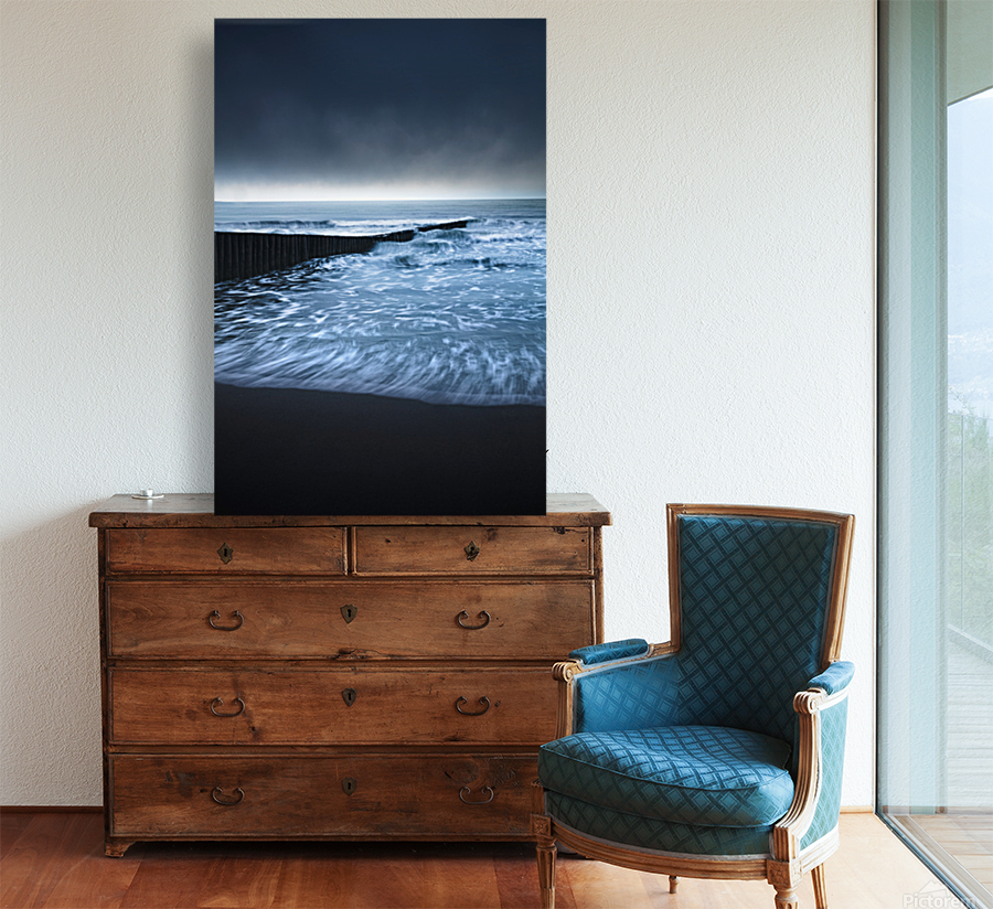 Stormy beach Reproduction
