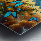 Emerald Butterflies Dream  Metal print