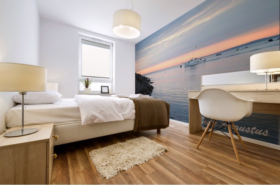 Sunrise Bay Mural print