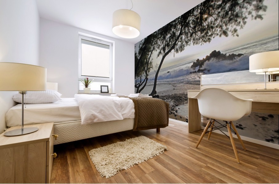 Wild Hawaii Beach Mural print