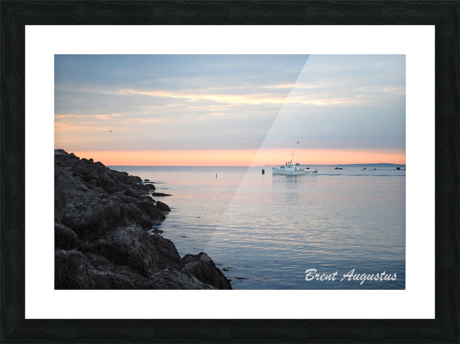 Sunrise Bay Picture Frame print