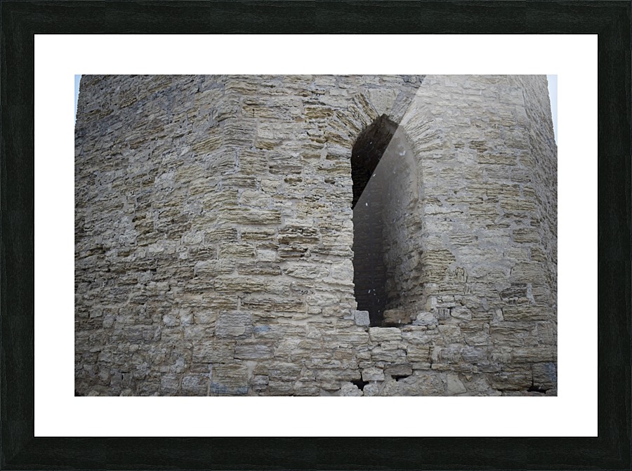 Castle Wall Picture Frame print