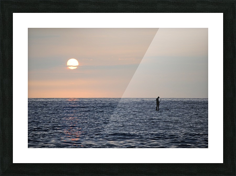 Sinking Sunset Picture Frame print