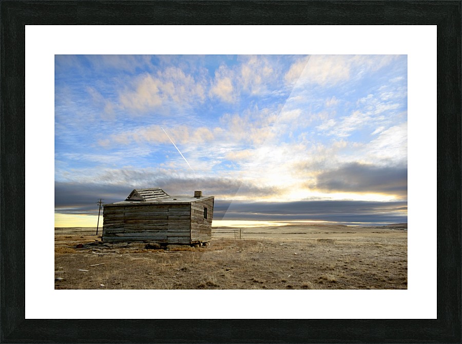 Ghost Town House Picture Frame print