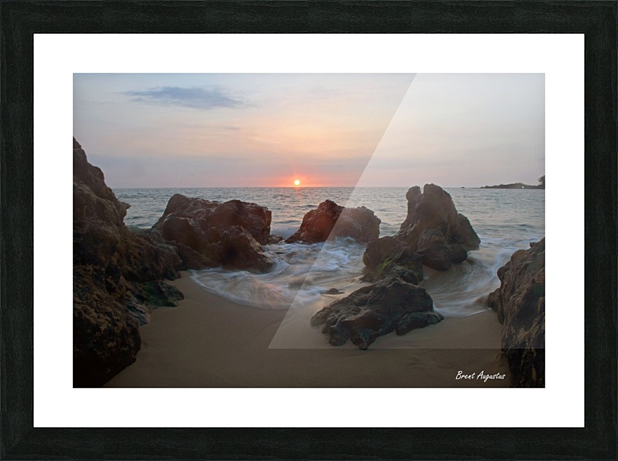 Tide Rolling Picture Frame print
