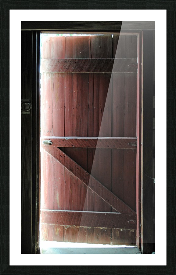 Barn Doors Open Picture Frame print