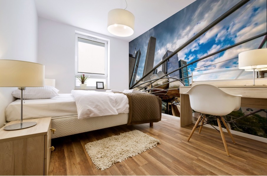 Millennium  Mural print