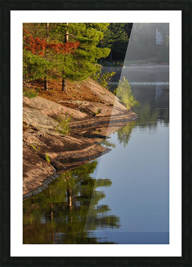 Early Morning Reflection Picture Frame print