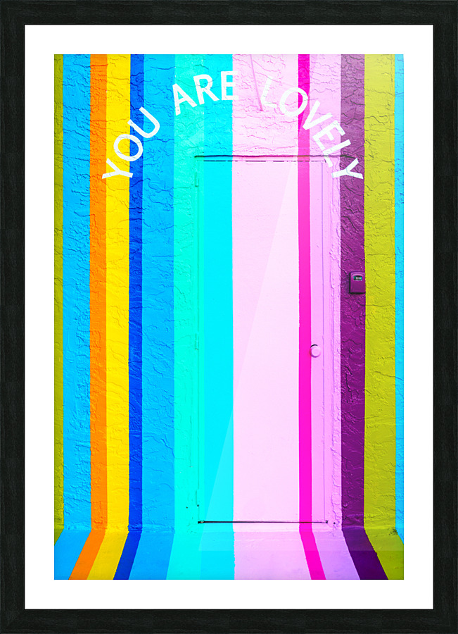 You Are Lovely Picture Frame print