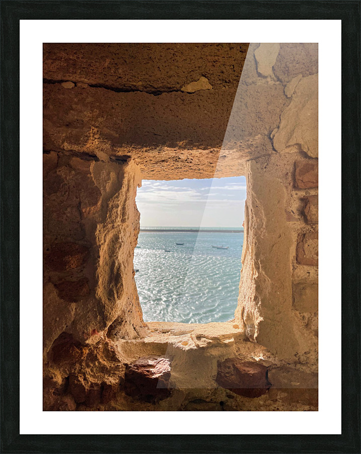 Window to the Ocean Picture Frame print
