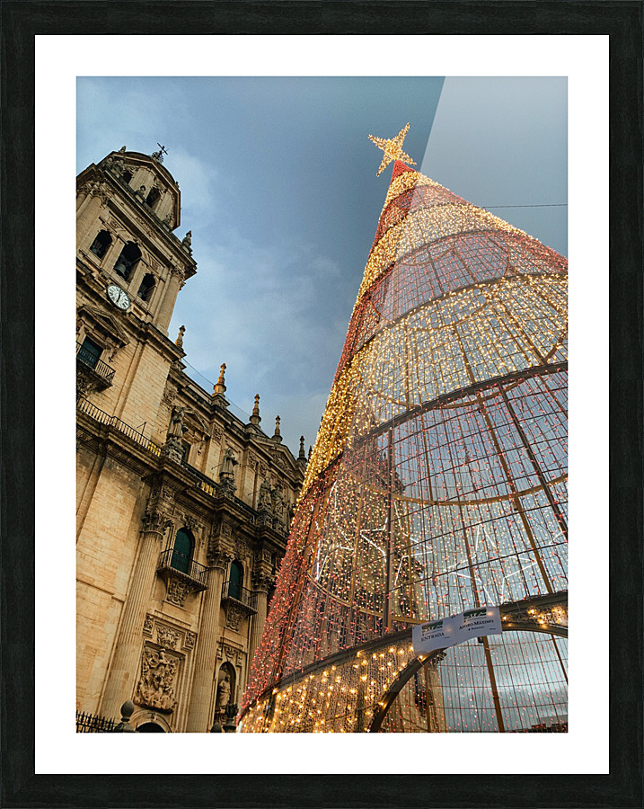 Christmas Cathedral Picture Frame print